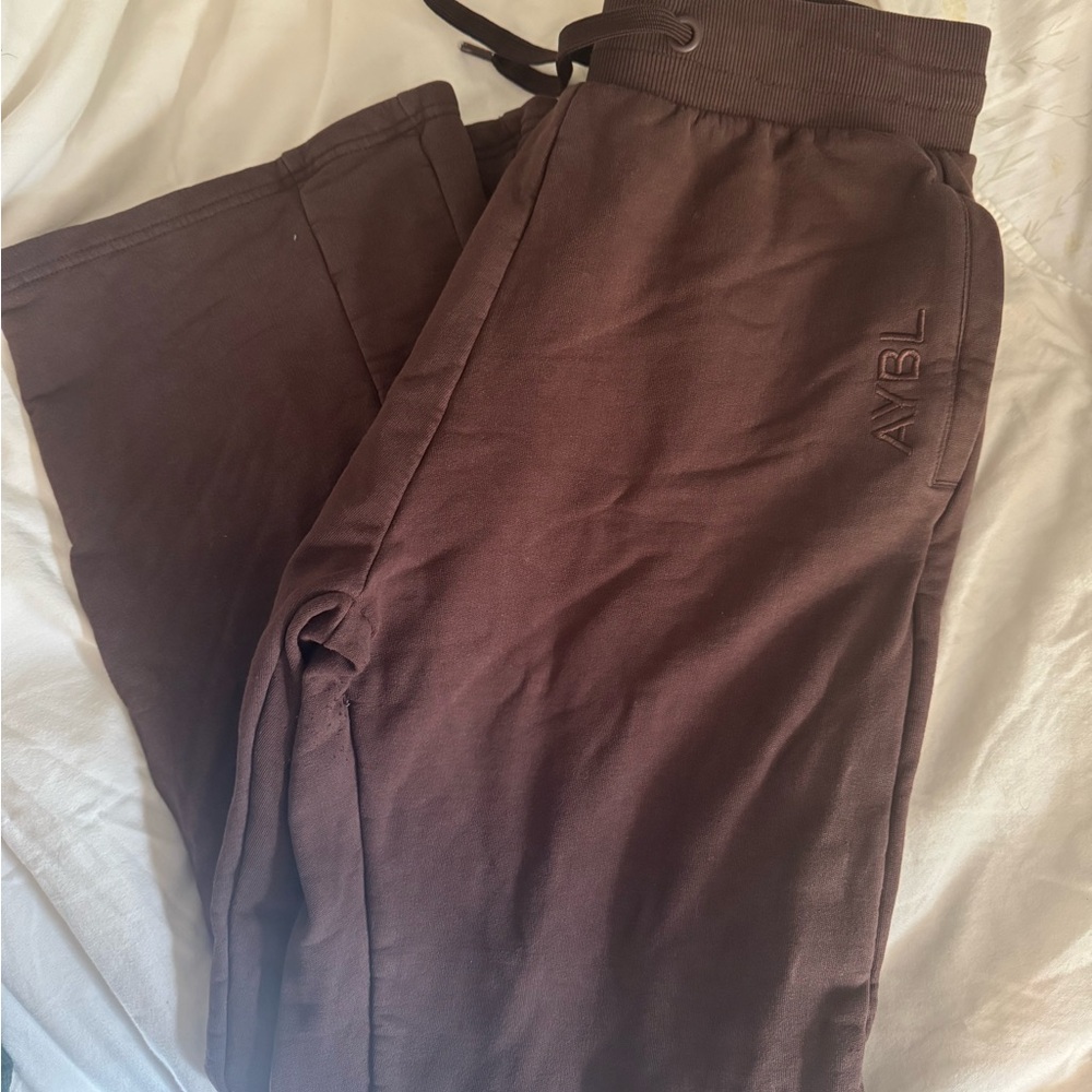 AYBL Women's Brown Wide leg Sweatpants